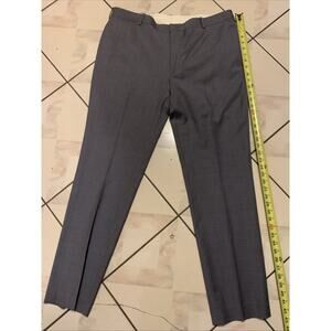 Polo Ralph Lauren Mens Wool 38x34 (38x29) Straight Fit Slacks Pants Gray